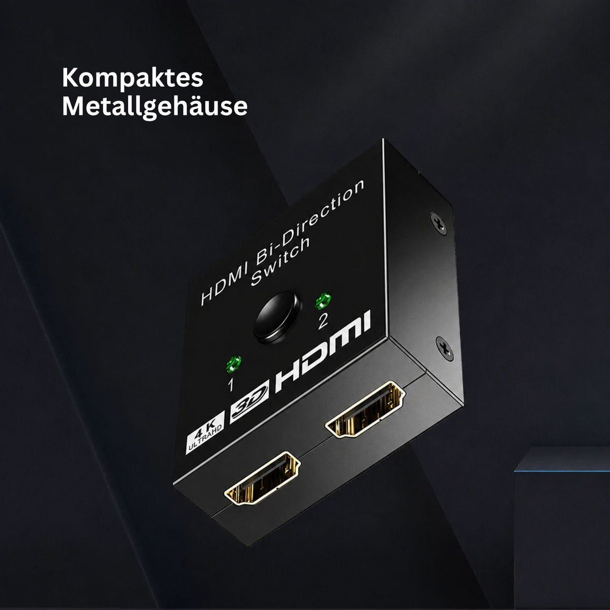 Bidirektionaler 4K HDMI-Switch Adapter HDMI-Selector Port-Umschalter