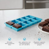 Silikonform mit 12 Kammern Schokoladenform Motivform Mini-Kuchenform