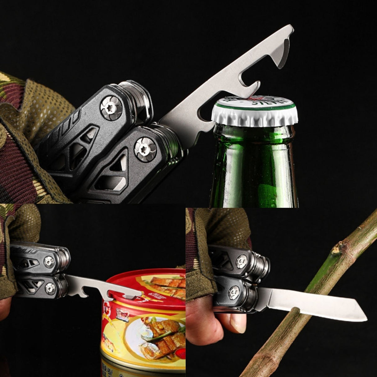 18in1 Multifunktionswerkzeug Multitool mit Hammer Outdoor-Werkzeug