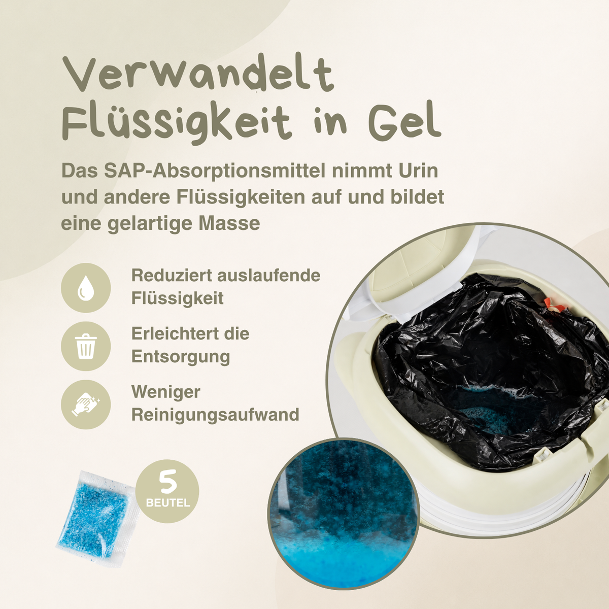 Tragbare Kindertoilette Bär Reise-Töpfchen Toilettentrainer Toilette