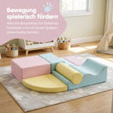 6-tlg. Softbausteinset für Kinder Softplay-Bausteine Eckkletterer