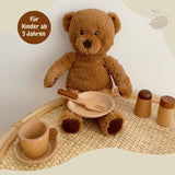 15-tlg. Holz-Küchenzubehör-Set Kinder-Kochgeschirr Kinder-Küchenset