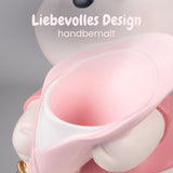 Stehender Bär-Vase Blumenarrangement Dekoration Wohnaccessoire