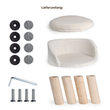 Katzenbett Grösse L mit Kissen Hochbett Liegeplatz Katzensofa