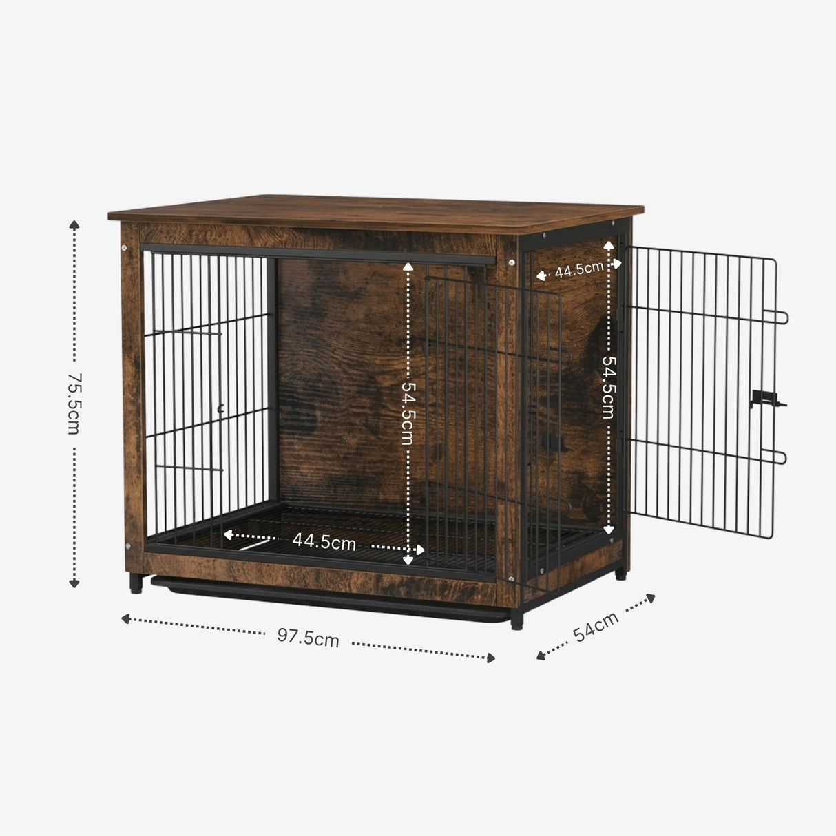Möbel-Hundebox Grösse L Hundekäfig Haustierkäfig Beistelltisch