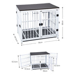 Möbel-Hundekäfig Grösse M Hundebox Haustierkäfig Beistelltisch