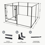 Acryl-Laufstall Hundeauslauf Welpengehege Wurfbox Gehege