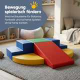 6-tlg. Softbausteinset Eckkletterer für Kinder Softplay-Bausteine