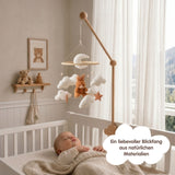 Mobile mit Halterung Hase Braun Babymobile mit Glockenhalter