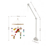 Mobile mit Halterung Regenbogen Babymobile mit Mobilearm