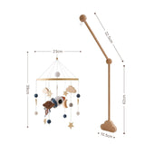 Mobile mit Halterung Rakete Babymobile mit Glockenhalter