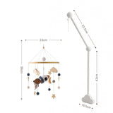 Mobile mit Halterung Rakete Babymobile mit Mobilearm