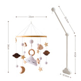 Mobile mit Halterung Wolke Babymobile mit Mobilearm