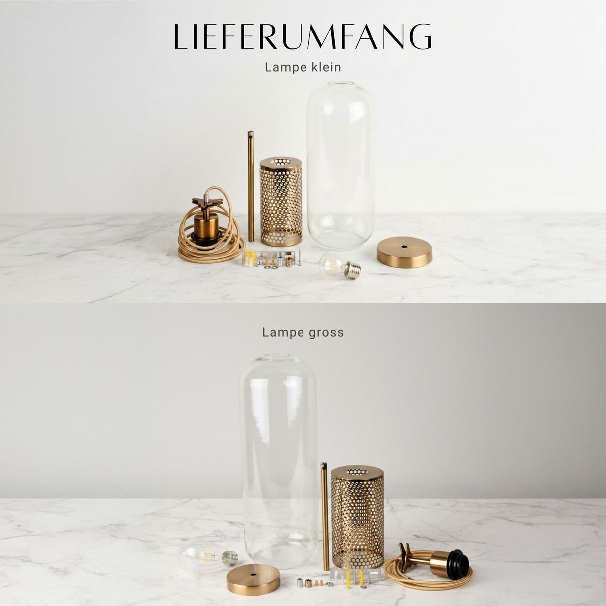 2er-Set Glas-Pendelleuchte Lampe Pendellampe Hängelampe Deckenleuchte