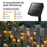 Marokkanische LED Solar-Gartenbeleuchtung 9.3m Outdoor-Dekoleuchte