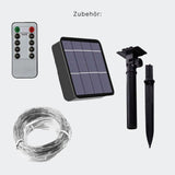 LED-Solar-Gartenbeleuchtung 22m Dekoleuchte Outdoor-Leuchtgirlande