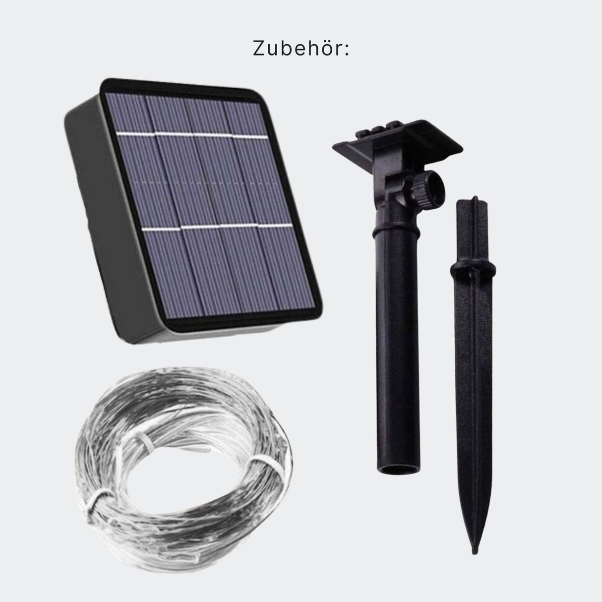 LED-Solar-Gartenbeleuchtung 32m Dekoleuchte Outdoor-Leuchtgirlande