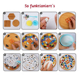 2er-Set DIY-Mosaik-Untersetzer Schneemann Rentier Bastelset