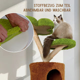 Kratzbaum mit Höhlen und Plattform Katzenbaum Kletterbaum Kratzmöbel