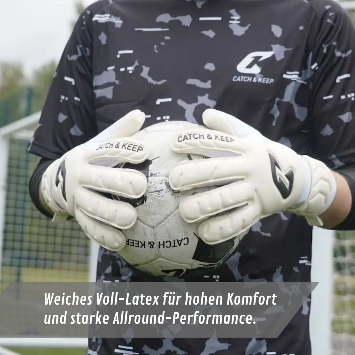 Fussballhandschuhe Day NXT Hybrid Cut Gr. 9.5 Torwart Goalie Handschuhe