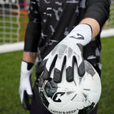 Fussballhandschuhe Future Vision silvR Gr. 9.5 Torwart Goalie Handschuhe
