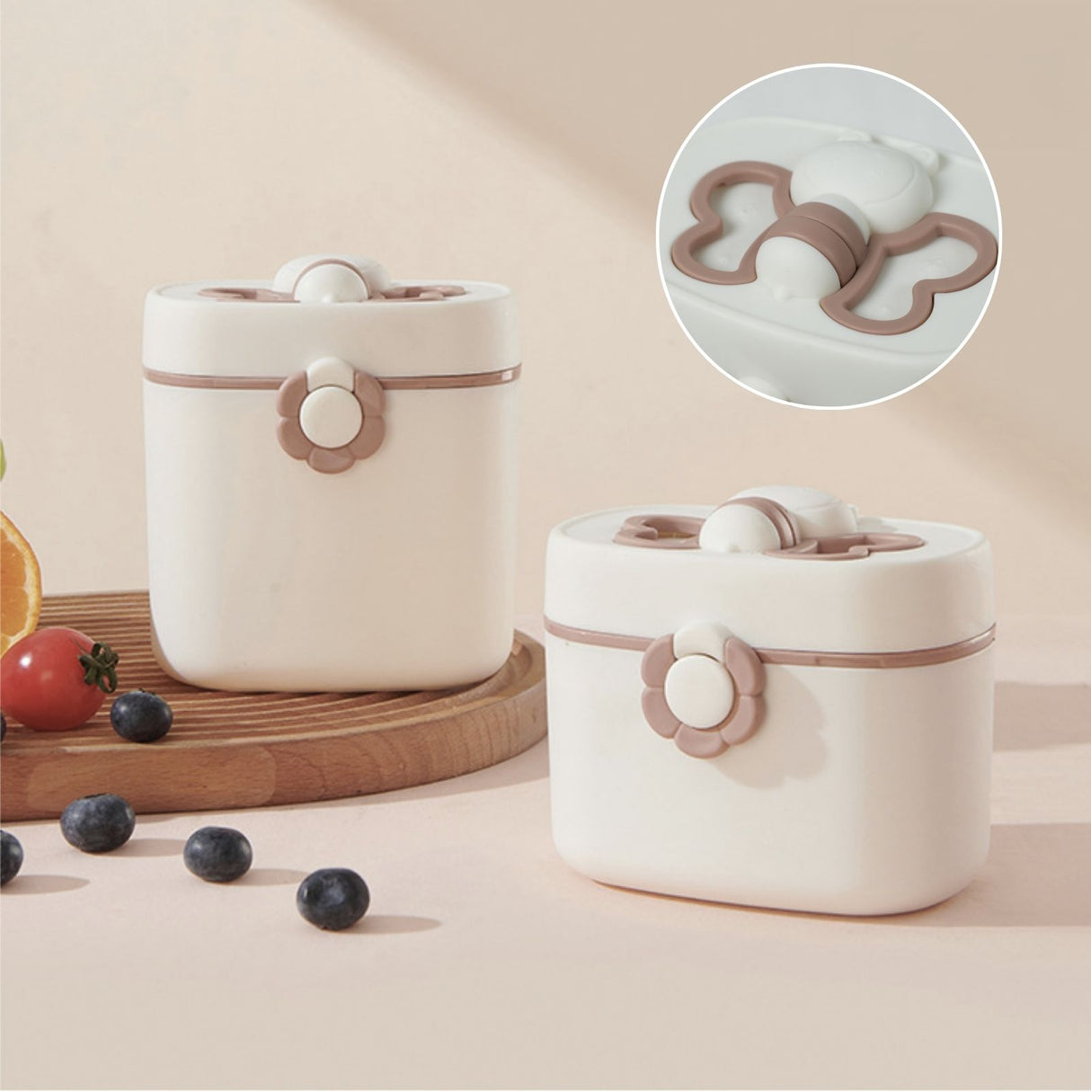 Baby-Milchpulverbox Lebensmittelbox Milchpulverspender Aufbewahrungsbox Behälter