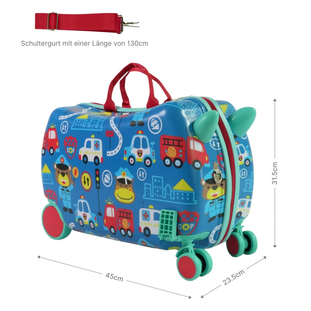 Kinderkoffer Kindertrolley Hartschalenkoffer Reisegepäck Koffer