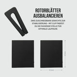 Ventilator mit LED-Beleuchtung Deckengebläse Deckenventilator