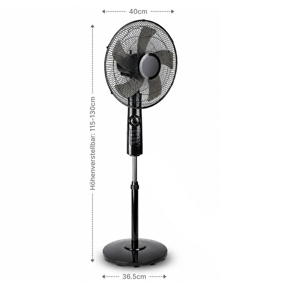 Standventilator Ventilator mit Standfuss Raumventilator Standlüfter