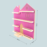 Puppenhaus-Holzregal für Toniebox und Toniefiguren Wandregal
