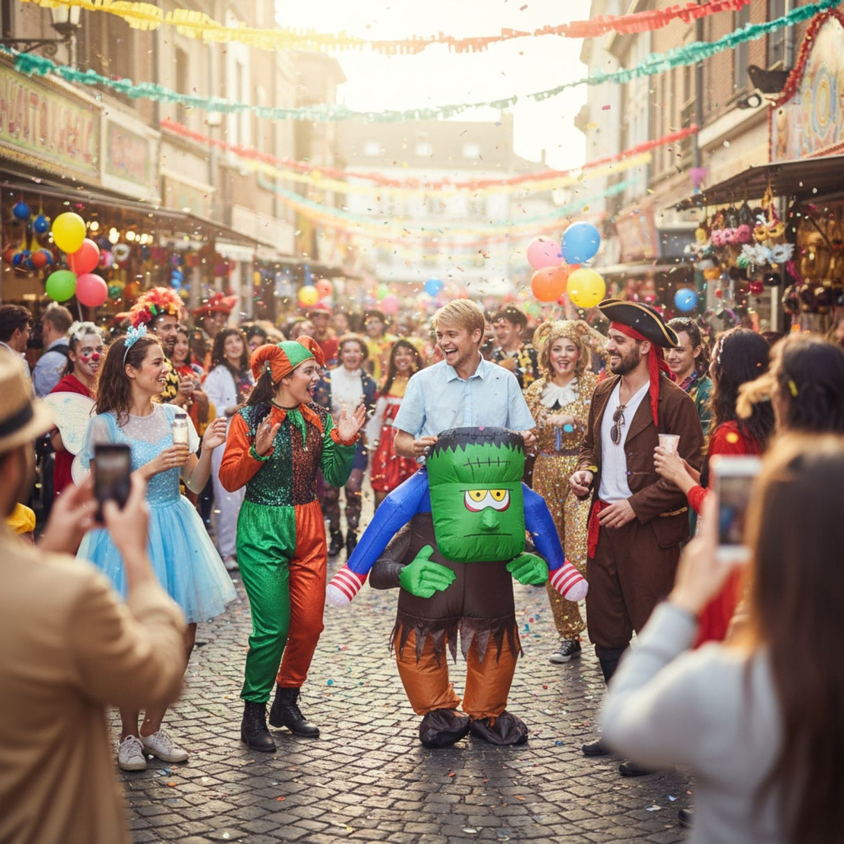 Frankenstein Kostüm Aufblasbares Kostüm Halloween Outfit Party Kostüm