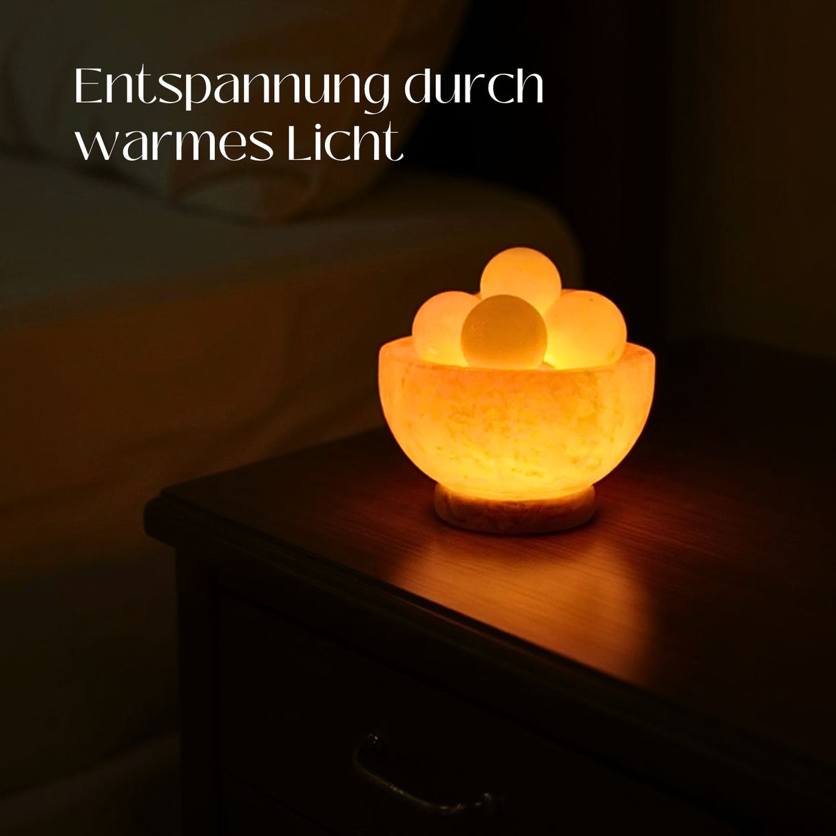 Himalaya-Salzlampe Salzkristalllampe Kristallsalzleuchte Dekotischlampe