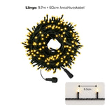 Erweiterbare LED-Lichterkette 9.7m Verlängerung mit Steckverbindung