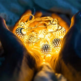 Marokkanische LED Lichterkette 3.5m Beleuchtung Orientalische Deko