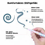 24-tlg. Set Acrylmarker Pastellfarbe Pinselstifte Acryl Brush Marker