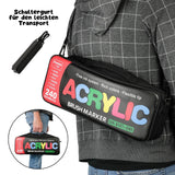 240-tlg. Set Acrylmarker Acryl Brush Marker Arcrylstifte Pinselstifte