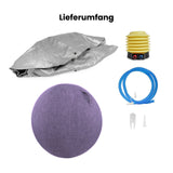 Sitzball mit Schutzhülle Gymnastikball Fitnessball Yoga-Ball