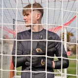 Fussballhandschuhe Invictus Black Gold Gr. 10 Torwart Goalie Handschuhe