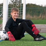 Fussballhandschuhe Fly Kids Red Soul Gr. 7 Torwart Goalie Handschuhe