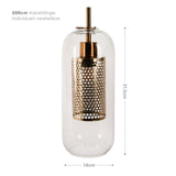 Glas-Deckenleuchte Pendelleuchte Hängelampe Deckenlampe Hängeleuchte