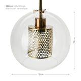Glas-Deckenleuchte Deckenlampe Hängelampe Pendelleuchte Hängeleuchte