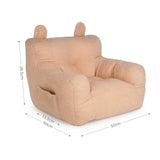 Kindersessel mit Ohren Sitzsack Mini-Sessel Kuschelsessel für Kinder