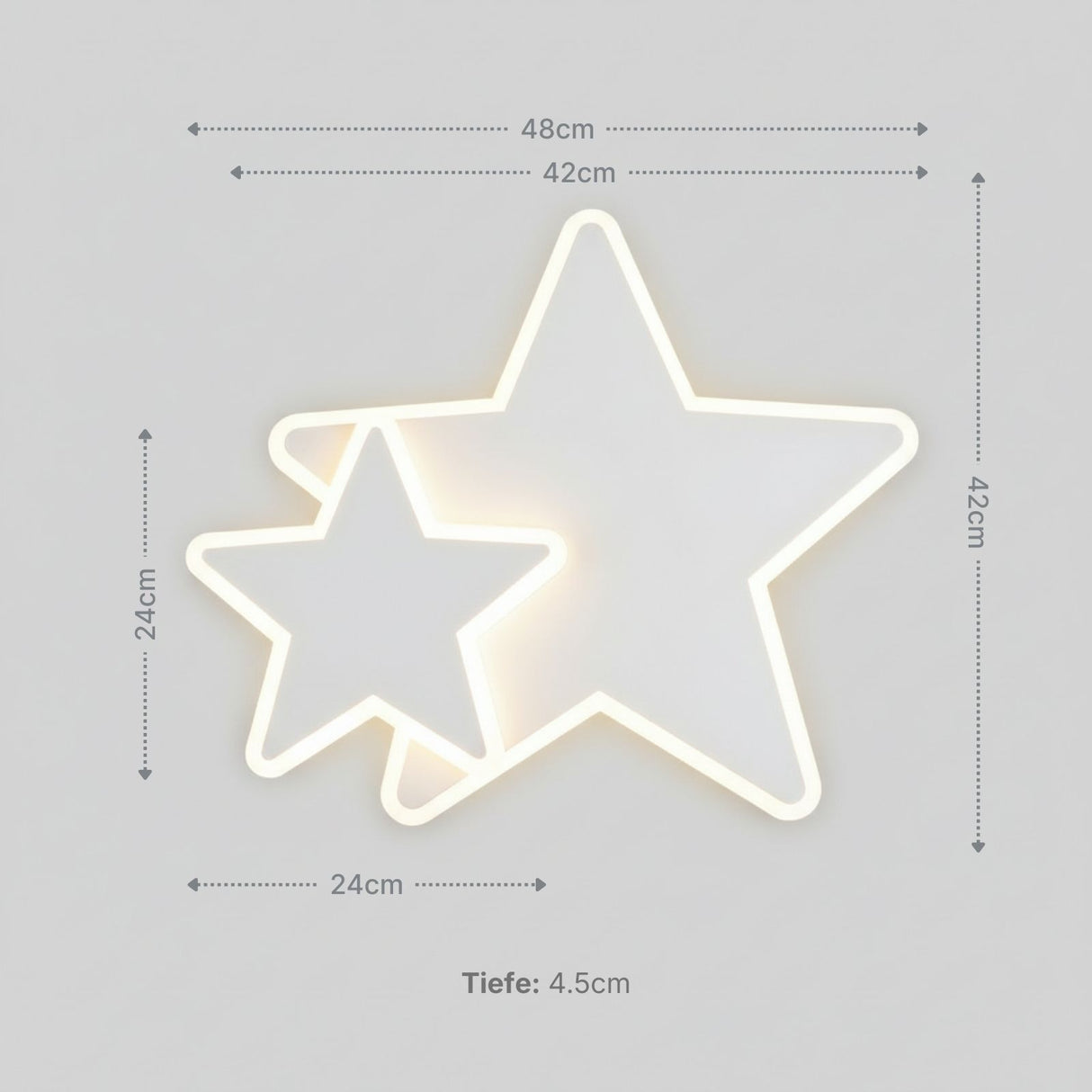 LED Sternen-Deckenleuchte Deckenlampe Lampe Wohnzimmerlampe Leuchte