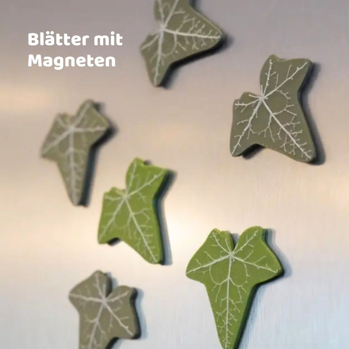 23-tlg. 3D Efeu-Kühlschrankmagnet-Set Magnet Efeuranken-Deko