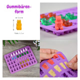 6er-Set Silikonform Schokoladenform Backform Geleeform Bonbonform