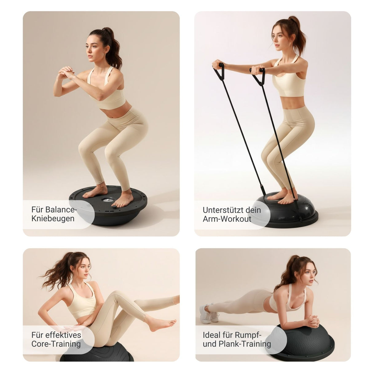 Balanceball Gleichgewichtsball Gymnastikball-Halbkugel Balancetrainer