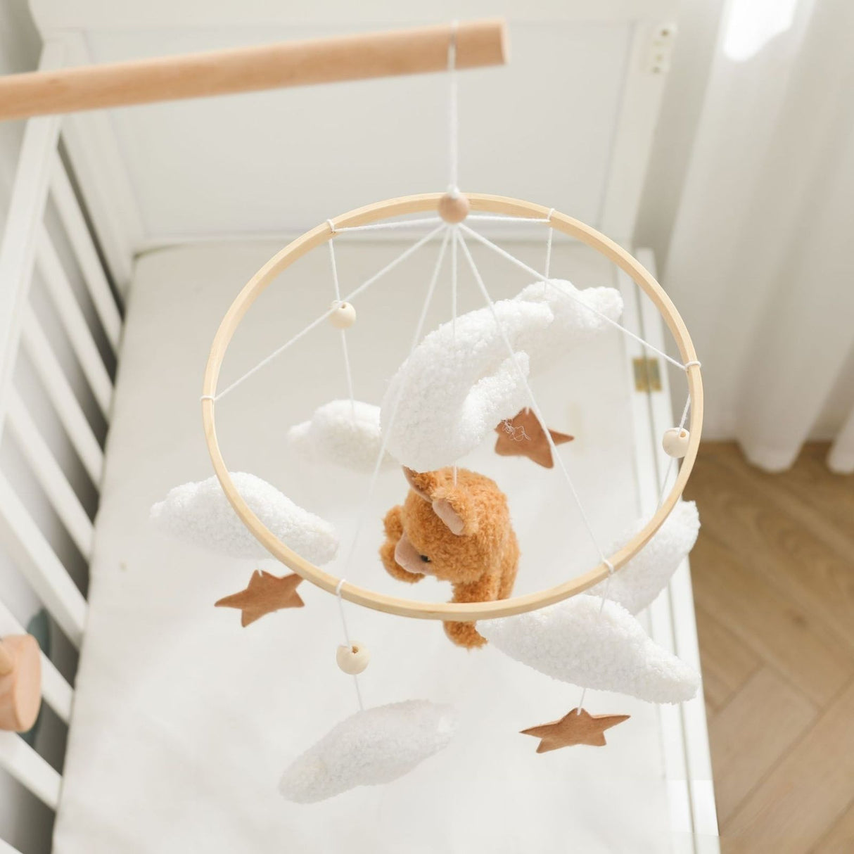 Babymobile Hase Hängemobile Mobile Babyspielzeug Schlafmobile