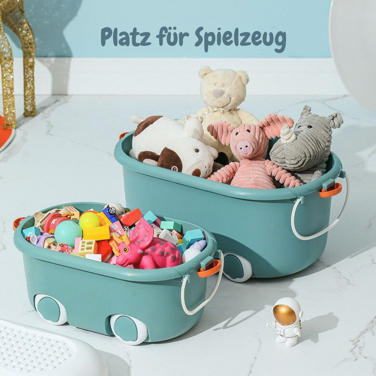 4er-Set Spielzeugkiste Truhe Spielzeug-Aufbewahrungsbox Organizer