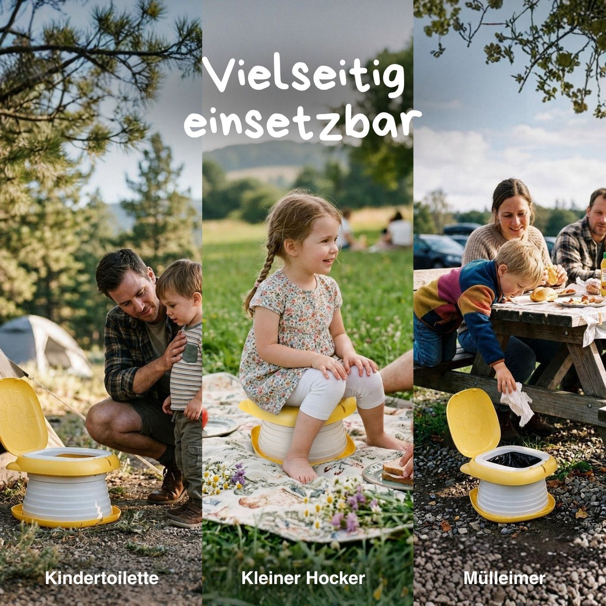 Tragbare Kindertoilette Ente Toilettentrainer Reise-Töpfchen Toilette