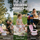 Tragbare Kindertoilette Säuli Toilette Toilettentrainer Reise-Töpfchen